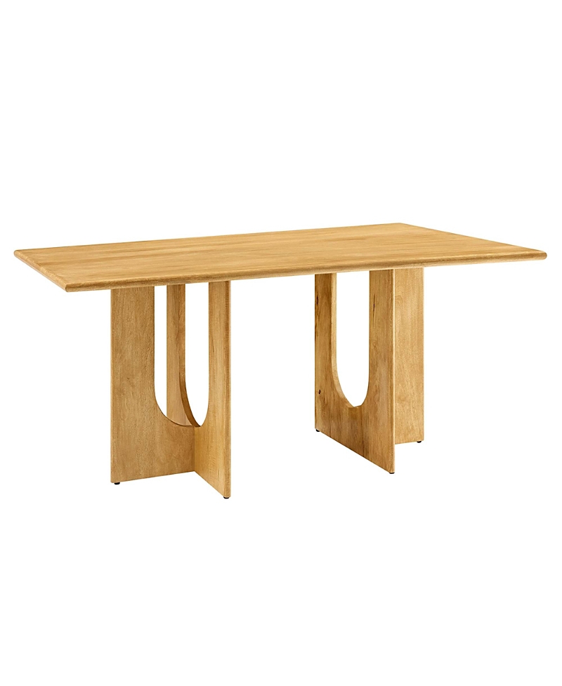 Modway Rivian Rectangular 70 Wood Dining Table