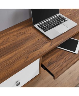 Transmit 60" Wall Mount Wood Office Desk