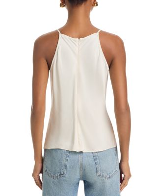 Ennis Satin Cowl Neck Top