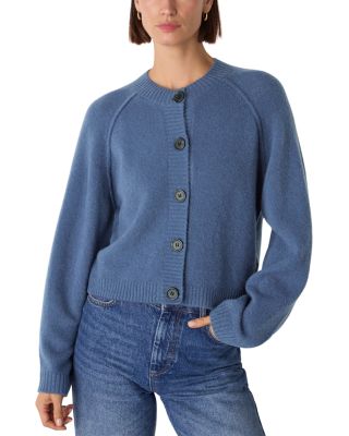 Wool Mix Crew Cardigan