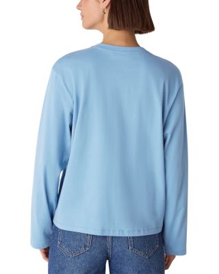 Relaxed Long Sleeve Cotton Tee