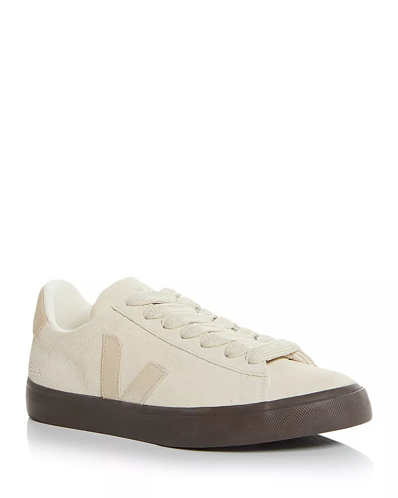Veja Men's Campo Low Top Leather Sneakers in Pier