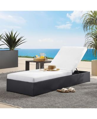 Tahoe Outdoor Patio Powder-Coated Aluminum Chaise Lounge Chair