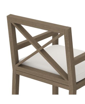 Northlake Outdoor Patio Teak Dining Armchair