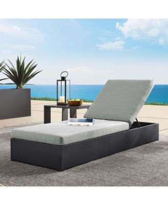 Tahoe Outdoor Patio Powder-Coated Aluminum Chaise Lounge Chair