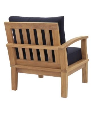 Marina Outdoor Patio Teak Left-Facing Sofa