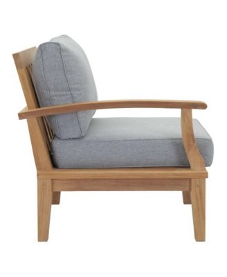 Marina Outdoor Patio Teak Left-Facing Sofa