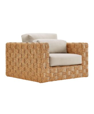 Thames Outdoor Patio Wicker Outdoor Patio Rattan Armchair