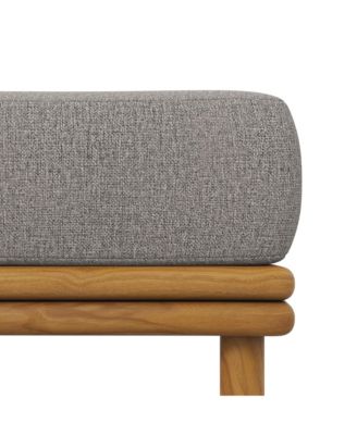 Wren Outdoor Patio Teak Wood Ottoman