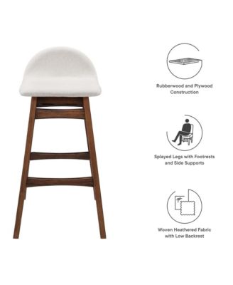 Juno Wood Bar Stool, Set of 2
