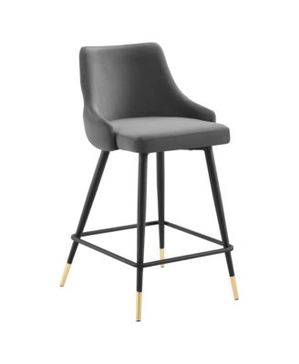Adorn Performance Velvet Counter Stool