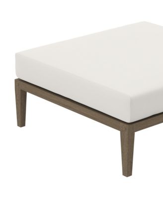 Northlake Outdoor Patio Teak Ottoman