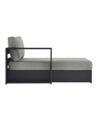 Tahoe Outdoor Patio Powder-Coated Aluminum Modular Left-Facing Chaise Lounge