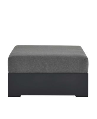 Tahoe Outdoor Patio Powder-Coated Aluminum Ottoman
