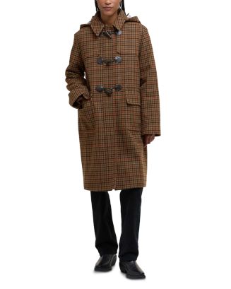 Barbour Melody Checked Duffle Coat | Bloomingdale's Women