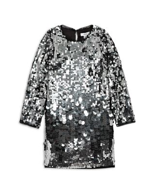 Girls' Hattie Long Sleeve Sequin Dress - Little Kid