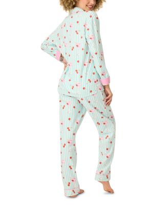 Printed Flannel Pajama Set