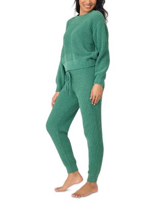 Cozy Chenille Waffle-Knit Pajama Set