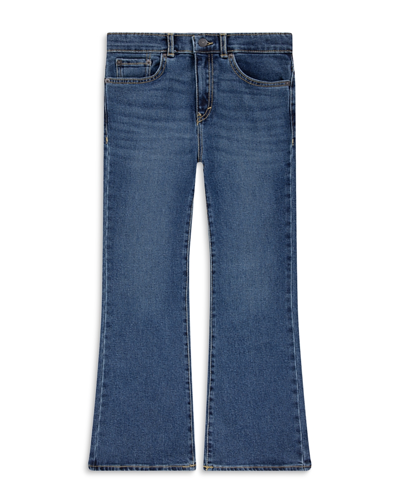 Levi's Girls' Baggy Flare Jeans - Big Kid In Blue