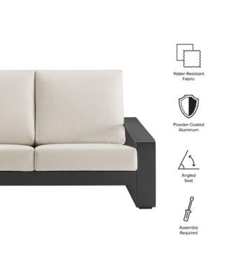 Lirienne Outdoor Patio Aluminum Loveseat