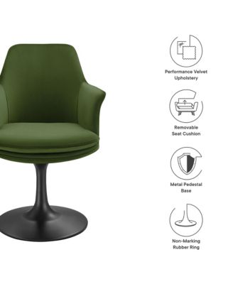 Lippa Swivel Dining Armchair