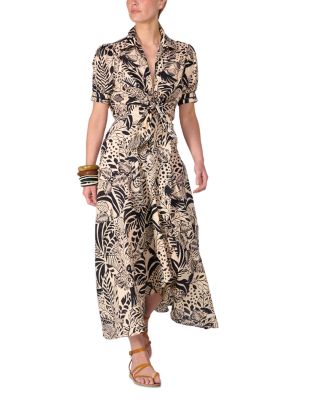 Eren Tie Front Maxi Dress