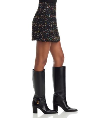 Rainbow Tweed Miniskirt - Exclusive