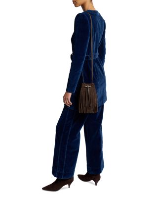 x Cinq &agrave; Sept Osette Fringe Crossbody Pouch