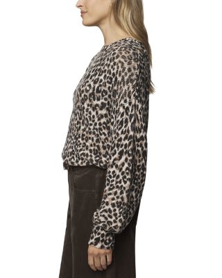 Delaney Leopard Print Sweater 