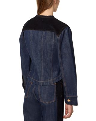 Vanto Denim Velvet Trim Jacket