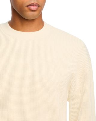 Waffle Knit Sweatshirt