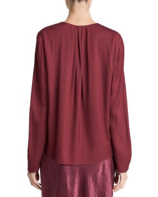 Pleated Neck Blouse