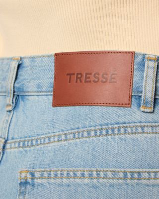 Pouzos Wide Leg Jeans in Light Blue