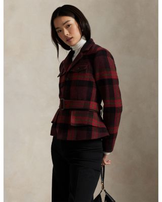Belted Tweed Jacket
