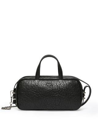 Weekend Accesori 2 Tundra Black Leather Handbag