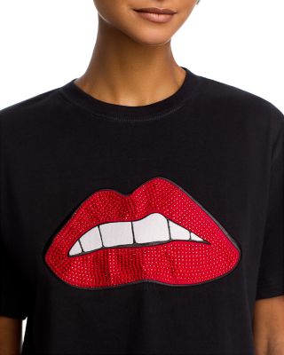 Embellished Lips Tee - Exclusive