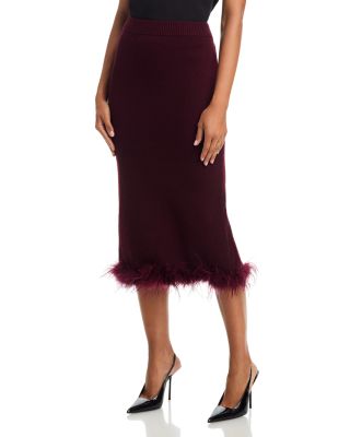 Bethany Feather Trim Skirt
