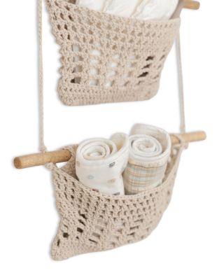 Charlie Farmhouse 3 Tier Toy Hanging Wall Storage