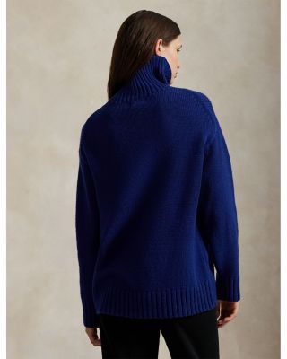 Wool Cashmere Turtleneck Sweater