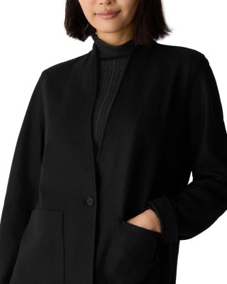 Wool High Collar Jacket