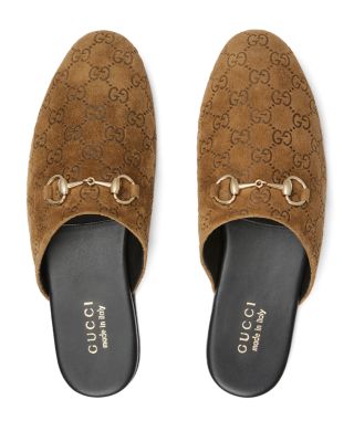 Men's Suede Hardware Mules