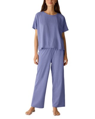 Jewel Neck Ankle Pant Sleep Set