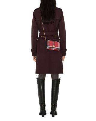 Hannah Check Chain Strap Wallet - Exclusive