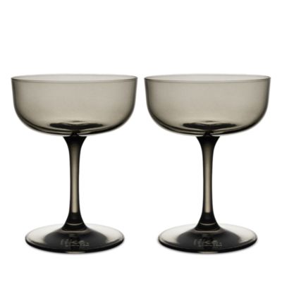 Like Smoke Champagne Coupe / Dessert Bowl, Set of 2