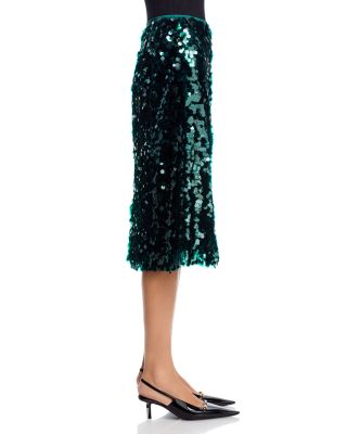 Sequined Midi Skirt 