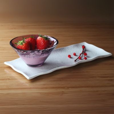 Lavender Dreams Crystal Bowls, Set of 2