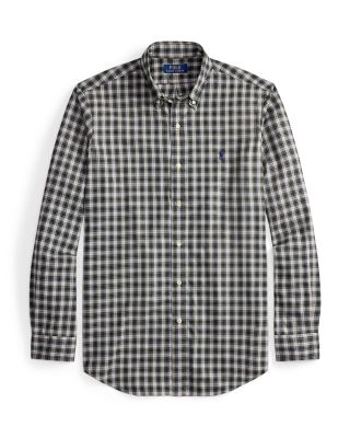 Classic Fit Plaid Twill Shirt