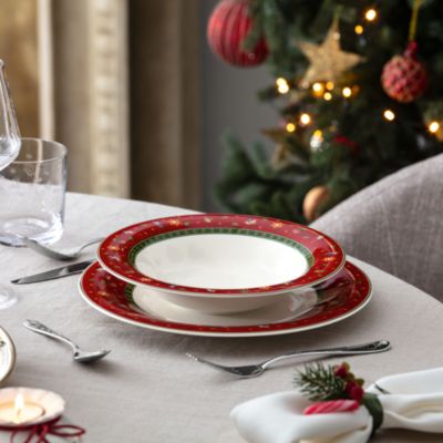 Toy's Delight Red Round Soup Bowl