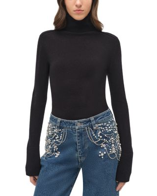 Jude Mid Rise Embellished Jeans in Solana