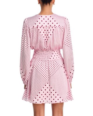 Calanthe Printed Satin Dress